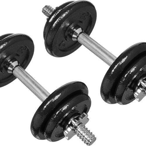 Adjustable Barbell Lifting Dumbbells Weight Set with Case